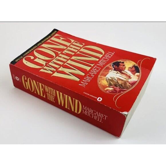 Gone with the Wind by Margaret Mitchell 60th Anniversary Edition - Paperback Red - Picture 3 of 8